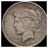 1922D peace dollar