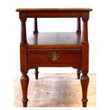 Vintage 1 drawer lamp table