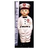 6in cast iron Texaco man bank