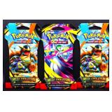 3 sealed Pokemon Mega Evolution booster packs