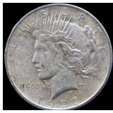 1922D peace dollar