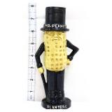 8in cast iron Planters Peanut man bank