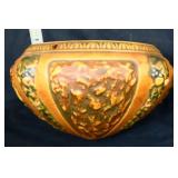 Vtg Roseville florentine hanging planter 10.5 w