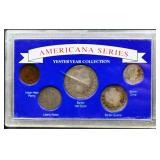 Americana Series Yesteryear Collection coin set
