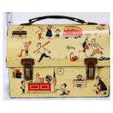 Vntg metal domed School Days lunchbox