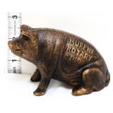 Cast iron Murphy Rotary Pig bank