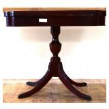 Vintage mahogany game table