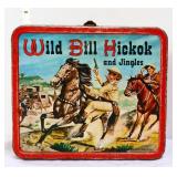 Vntg metal Wild Bill Hickok lunchbox see photos