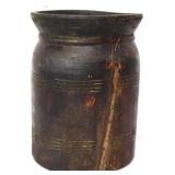 Wood 9in tall churn bottom