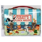 Vntg metal domed Porky