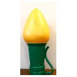 28in yellow Christmas light blow mold NO SHIP