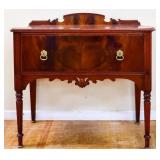 Vintage mahogany 1 drawer server