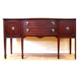 Vintage mahogany 2 door 2 drawer buffet