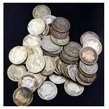 Lot of 50 barber dimes