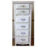 Vintage white org paint lingerie chest