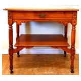 Eastlake 1 drawer library table