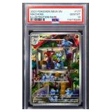 Graded gmint 2023 Pokemon Mew Machoke card