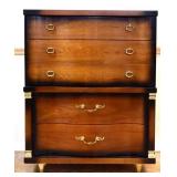MCM Bassett 5 drawer tall chest