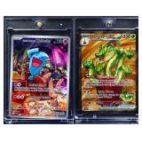 2 slabbed Pokemon cards, Wobbuffet & Hydrapple
