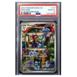 Graded gmint 2023 Pokemon Mew Machoke card