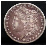 1883S Morgan silver dollar