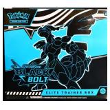 Sealed Pokemon ETB Black Bolt card set