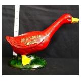 Cast iron Red Goose Shoes bank