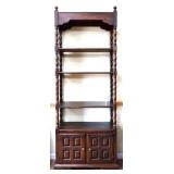 Vintage bookshelf w/ bottom 2 door storage
