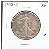 1938D walking liberty half dollar