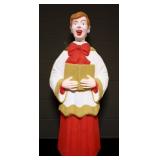 Vintage 49in choir boy blow mold see pics NO SHIP