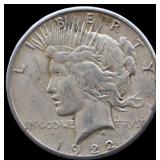 1922S peace dollar