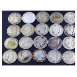 Lot of 20 barber quarters