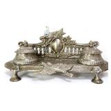 Metal double ink well