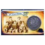 1901O Morgan dollar on The Wild Bunch Info card