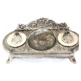 Metal double ink well