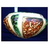 Vntg Roseville florentine hanging planter