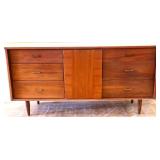 MCM 6 drawer 1 door dresser