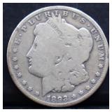 1893O Morgan silver dollar