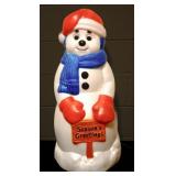 Vintage 30in snowman blow mold no cord NO SHIP