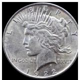 1922 peace dollar