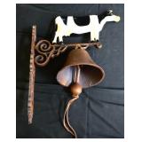 Cast iron cow bell