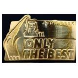 1991 Limited Edition John Deere belt buckle in box