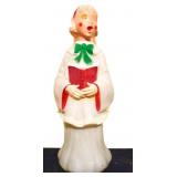 Vintage 29in choir girl blow mold see pics NO SHI