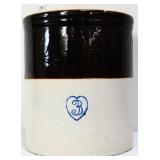 Vintage 3gal stone pickle crock