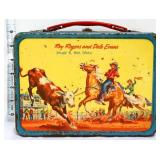 Vntg metal Roy Rogers Dale Evans lunchbox