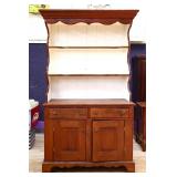 Primitive farmhouse pewter cupboard, see photos