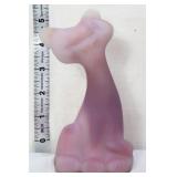 Fenton 6in FAGCA dark burmese happy cat figure