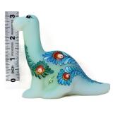 Fenton 3in blue whimsy delight dinosaur figure