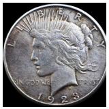 1923S peace dollar