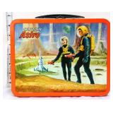Vntg metal Captain Astro lunchbox